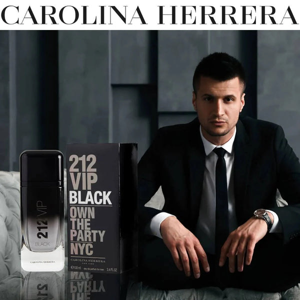 Carolina Herrera 212 VIP Black Eau de Parfum – 100ml (Unisex) - Radhe Perfumes