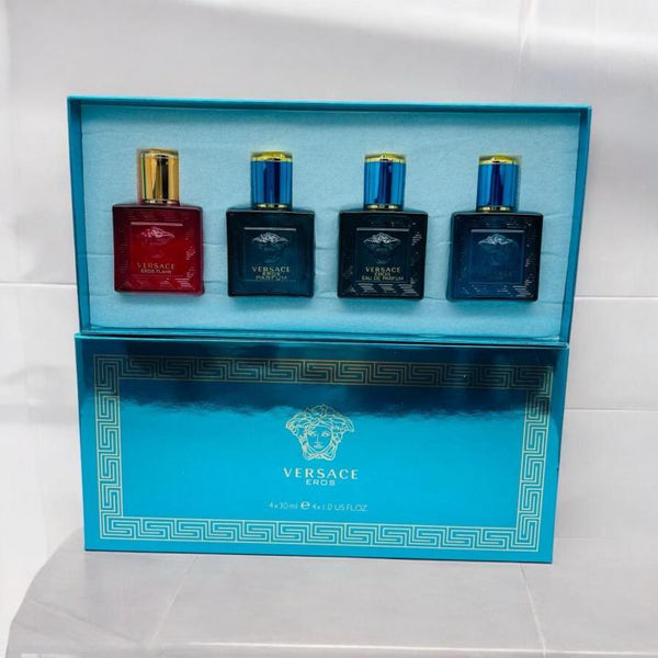 Versace Eros 4-Piece Perfume Gift Set (30ml Each) - Radhe Perfumes