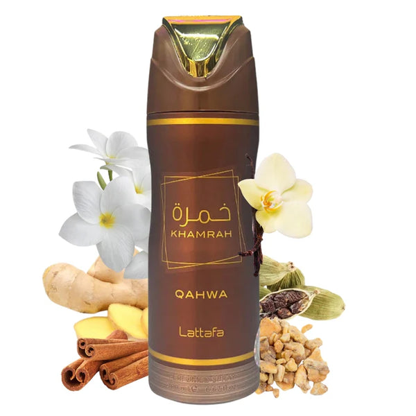 Lattafa Khamrah Deodorant Spray - Radhe Perfumes
