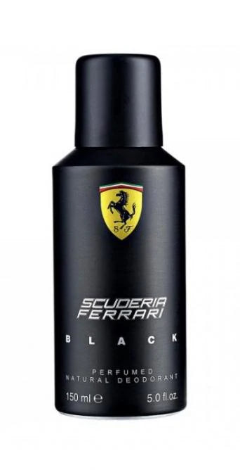 Scuderia Ferrari Black Deodorant for Men 150ml - Radhe Perfumes