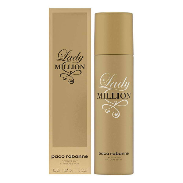 Paco Rabanne Lady Million Deodorant Spray For Women 150Ml