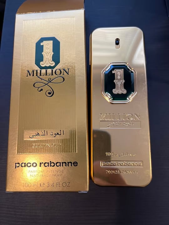 Paco Rabanne 1 Million Golden Oud Parfum Intense (100ml) - Radhe Perfumes