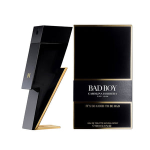 Carolina Herrera Bad Boy Eau de Toilette – 100ml (For Men / Unisex) - Radhe Perfumes