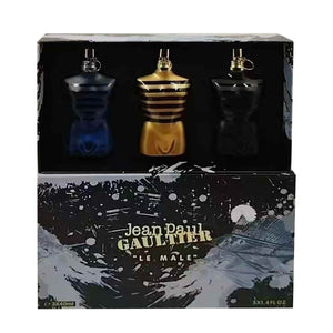 Jean Paul Gaultier 3-Piece Tropical Fragrance Gift Set (40ml Each, Male Bottles) - Radhe Perfumes