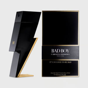 Carolina Herrera Bad Boy Eau de Toilette – 100ml (For Men / Unisex) - Radhe Perfumes